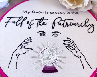 Feminist Fall Modern Embroidery Pattern