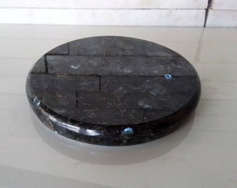 Marble base,4" to 7.2",black granite base, marble statue base, marble sculpture base, granite statue base,black marble base