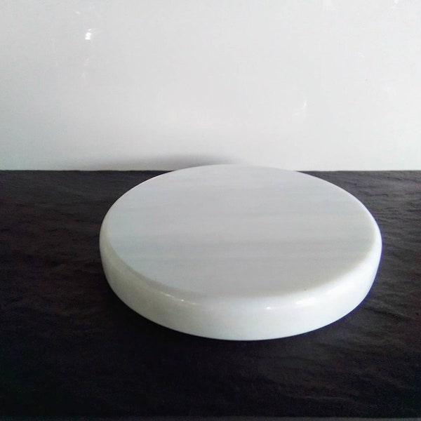 Marble base,from 5inch to 8 inch, round marble base,greek white marble base,round lamp base, marble statue base, marble sculpture base