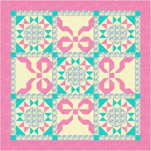Buttons and Bows Baby Quilt