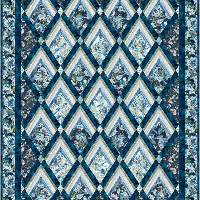 Diamond Log Cabin Quilt Pattern - Etsy