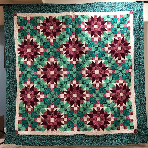 Wild Irish Rose Quilt Pattern Etsy