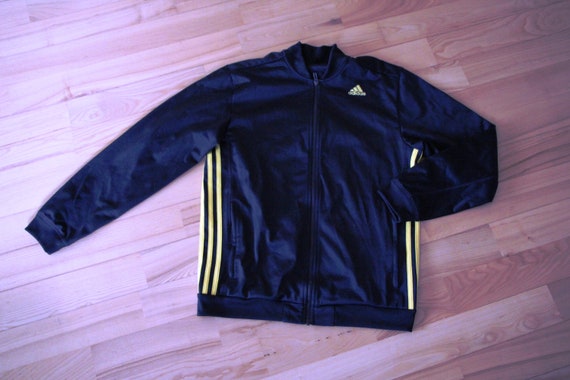 Adidas vintage chaqueta adidas negra amarilla - España