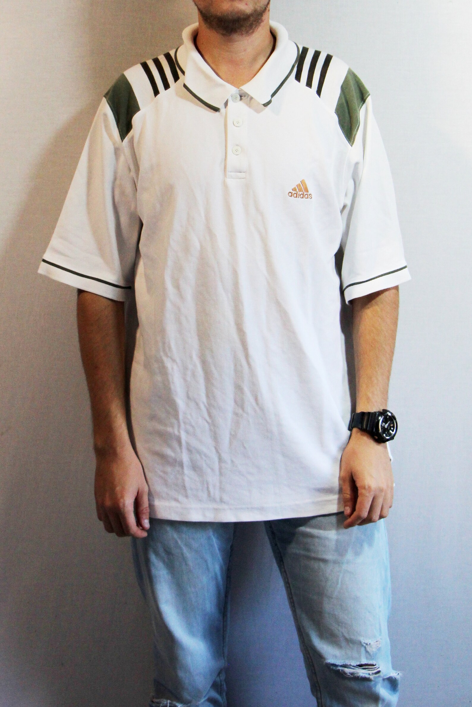 Vintage Adidas Tshirts Mens Vintage Polo Tshirts Retro Etsy UK