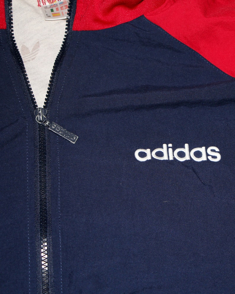 adidas vintage zipper