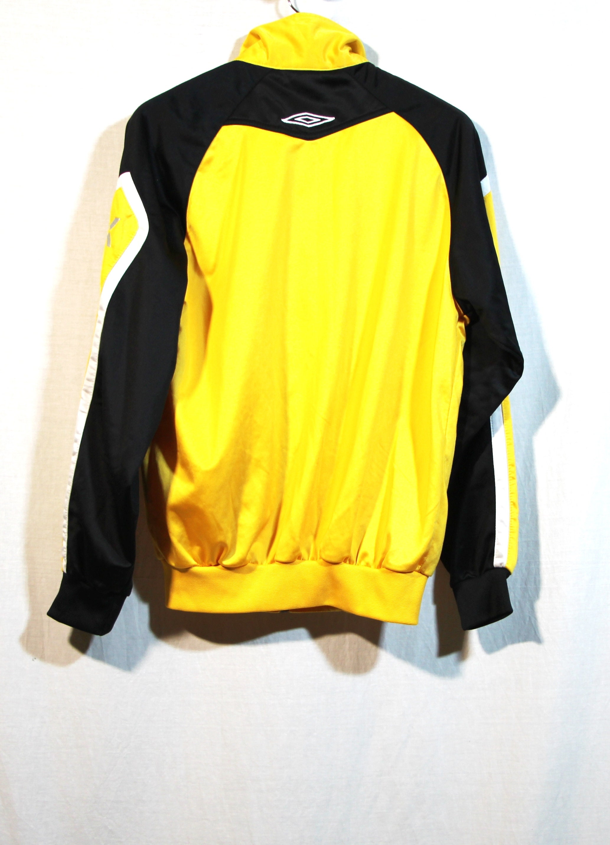 Vintage Umbro Track Black and Yellow Mens Tracksuit Top - Etsy UK