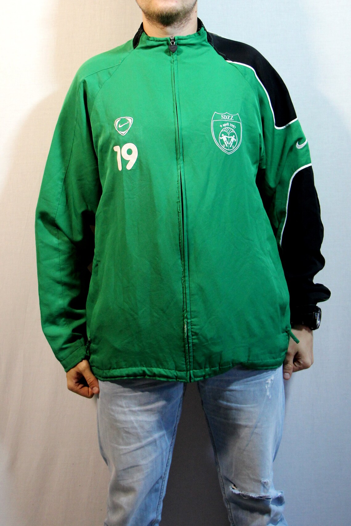 mens green nike jacket