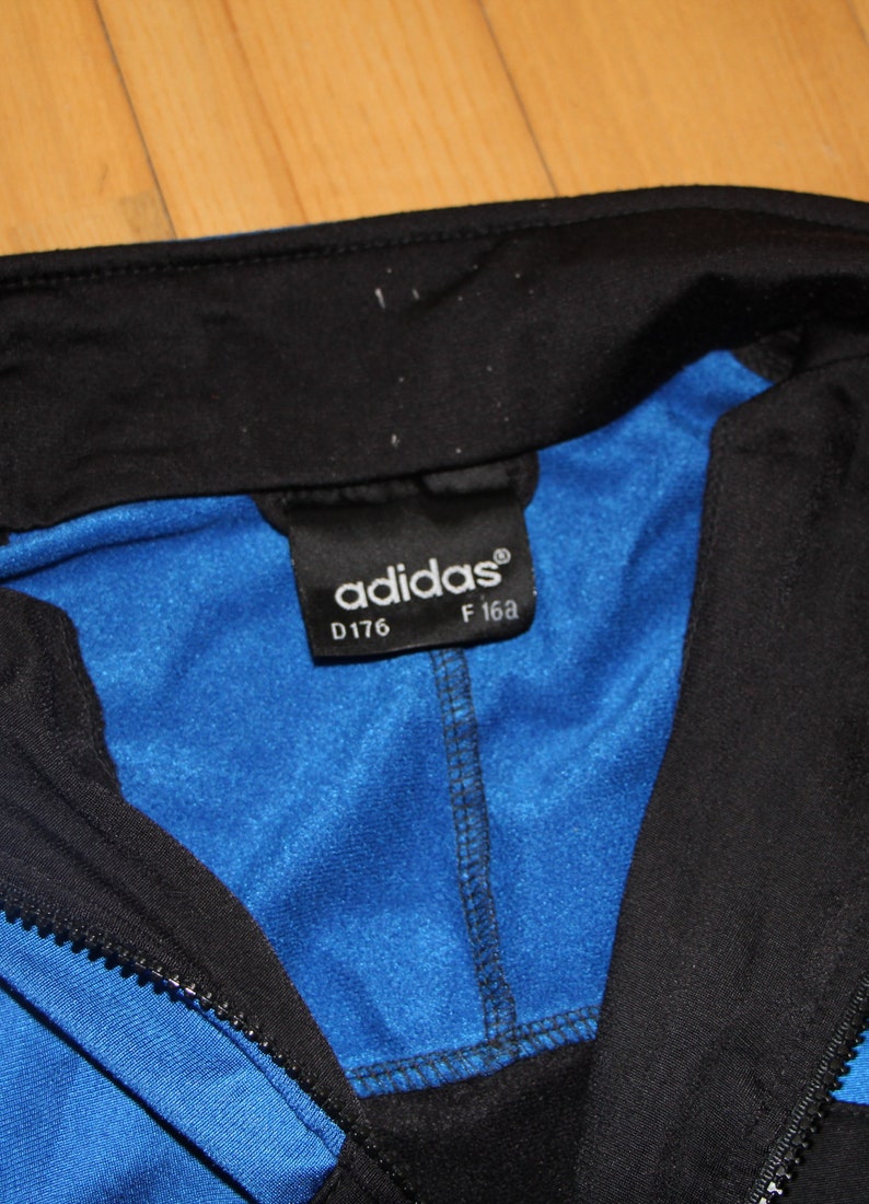 Vintage Adidas Track Mens Streetwear Blue/black Track Retro - Etsy UK