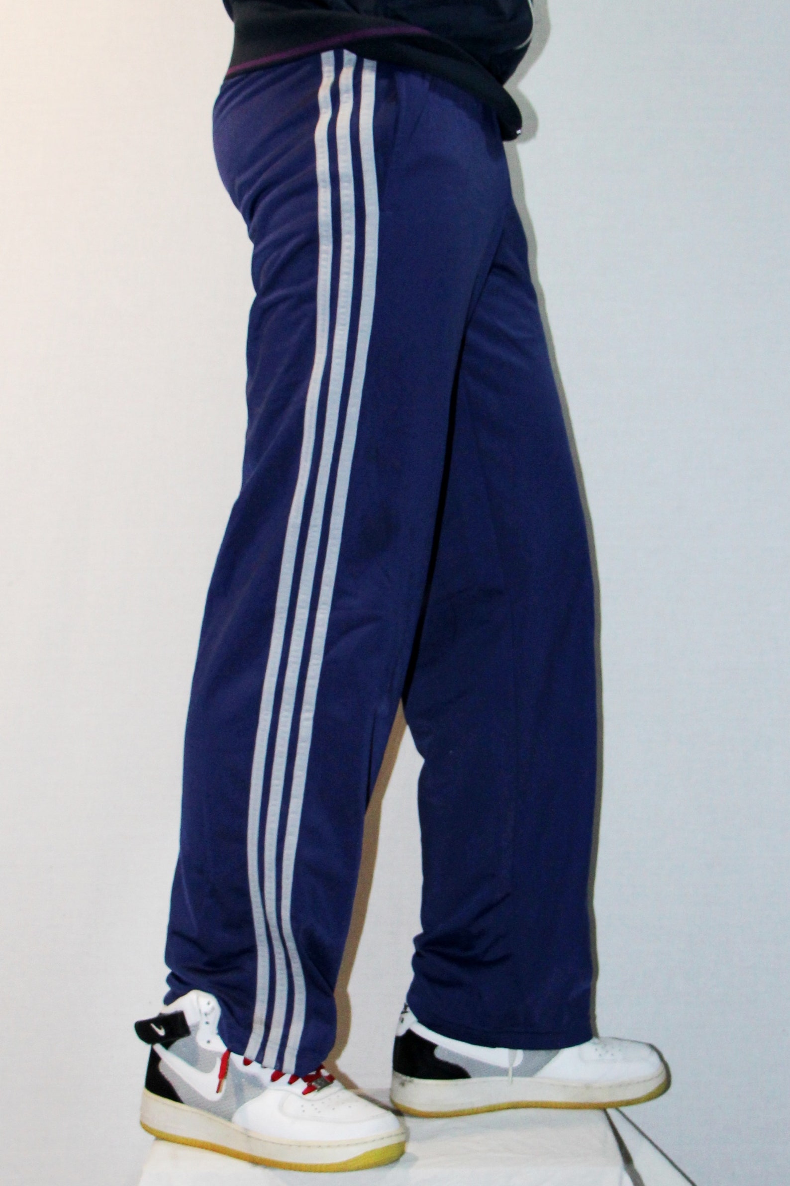 Vintage Adidas Pants Mens Purple Retro Track Pants Vintage Etsy