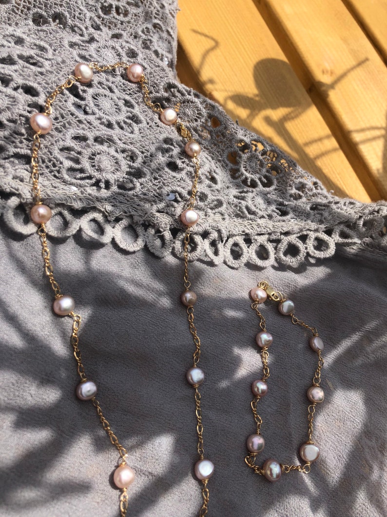 Freshwater pearl bracelet