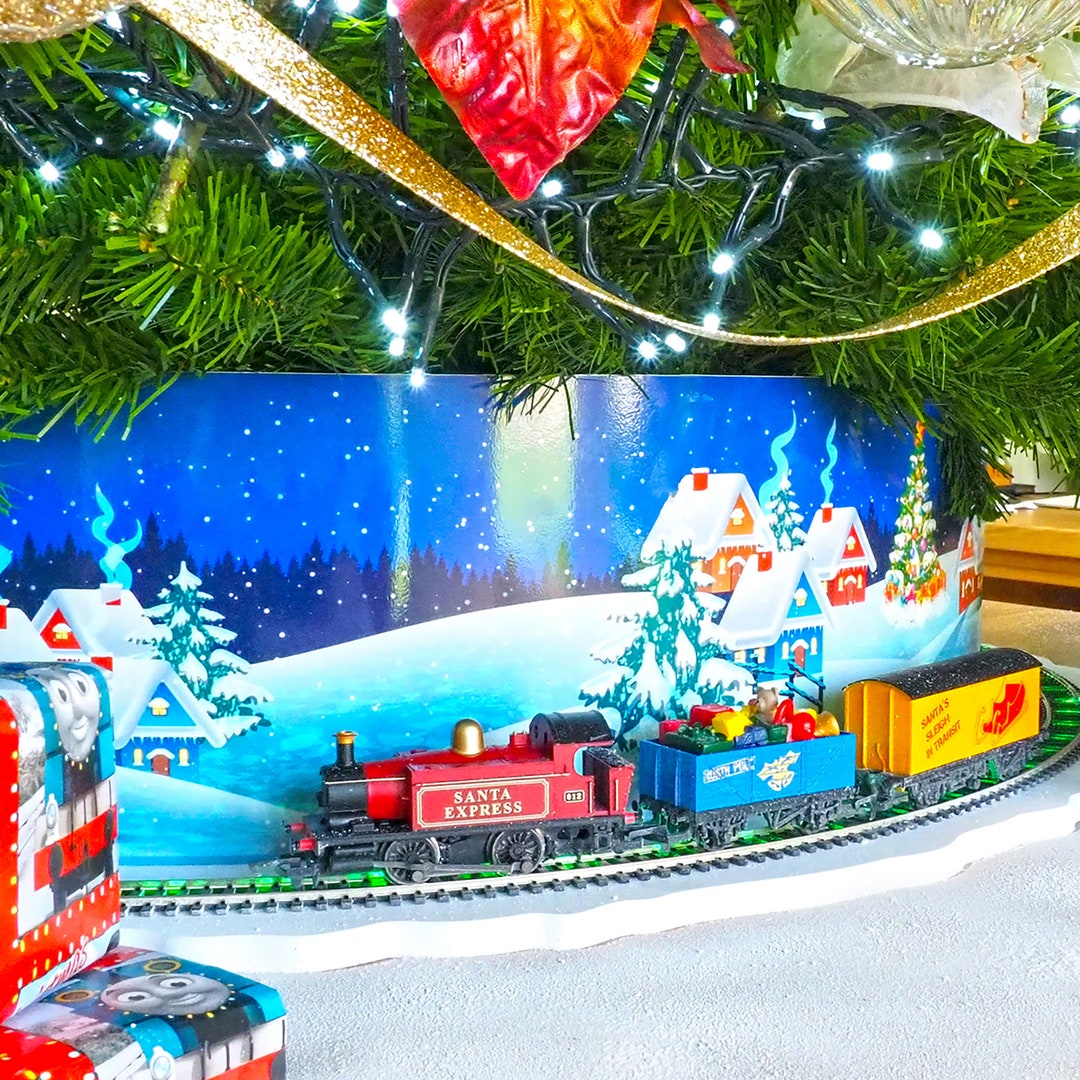 Santas Christmas Tree Train Etsy UK