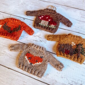 Tiny Sweater Ornament Pattern PDF ONLY, Knitting Pattern, Christmas ...