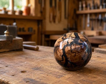 Figured Maple - High Performance Gear Shift Knob – Hand-Turned Weighted Shifter – Fractal Burned – Custom Made for Classic and all Cars