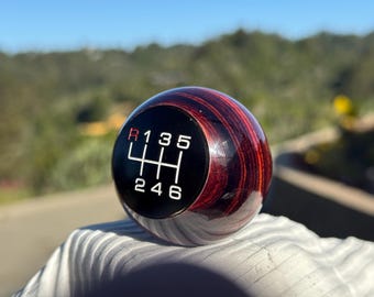Cocobolo - High Performance - Wood Gear Shift Knob – Hand-Turned Weighted Shifter –  Fractal Burned – Custom Made for Classic Cars - -