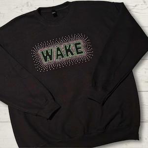 Wake Elite Rhinestone Set/Rhinestone Cheer Hoodie/Rhinestone Cheer Sweatpants/Bling Cheer Outfit/Rhinestone Cheerleader/Youth/Adult