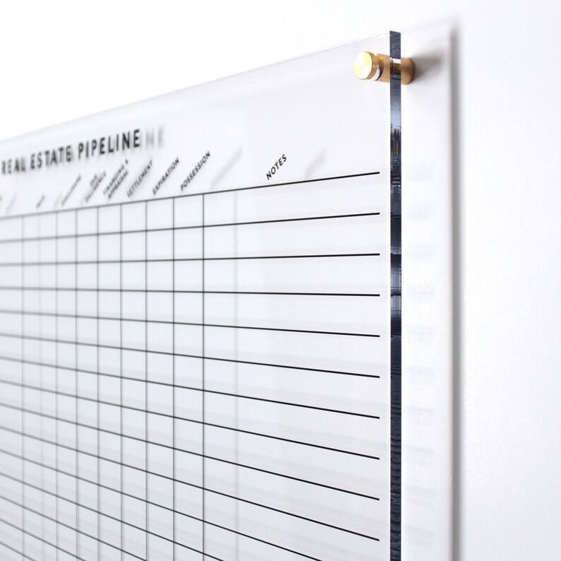 Real Estate Board LARGE Size Clear Acrylic Realtor Board Etsy