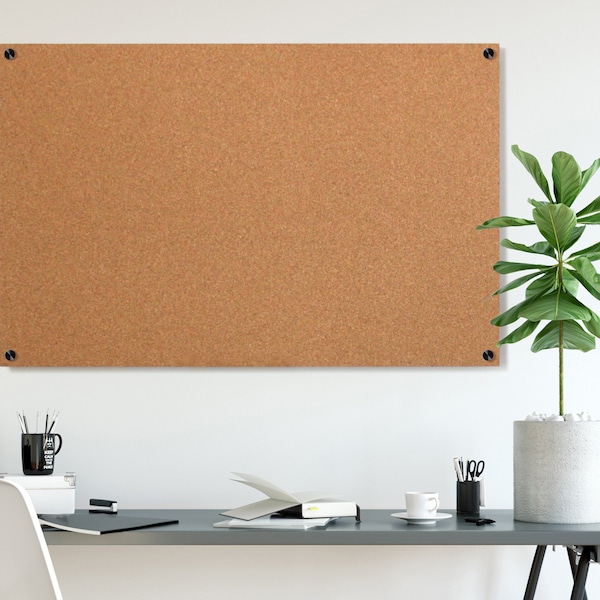 Framed Cork Board Etsy