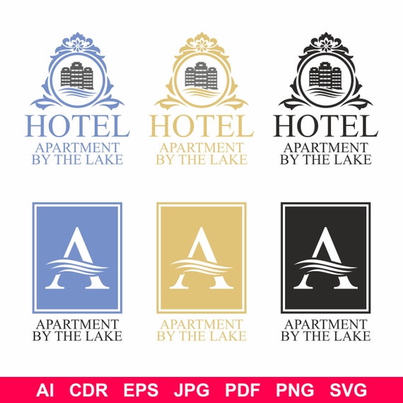 Vector Logo For Hostel Etsy