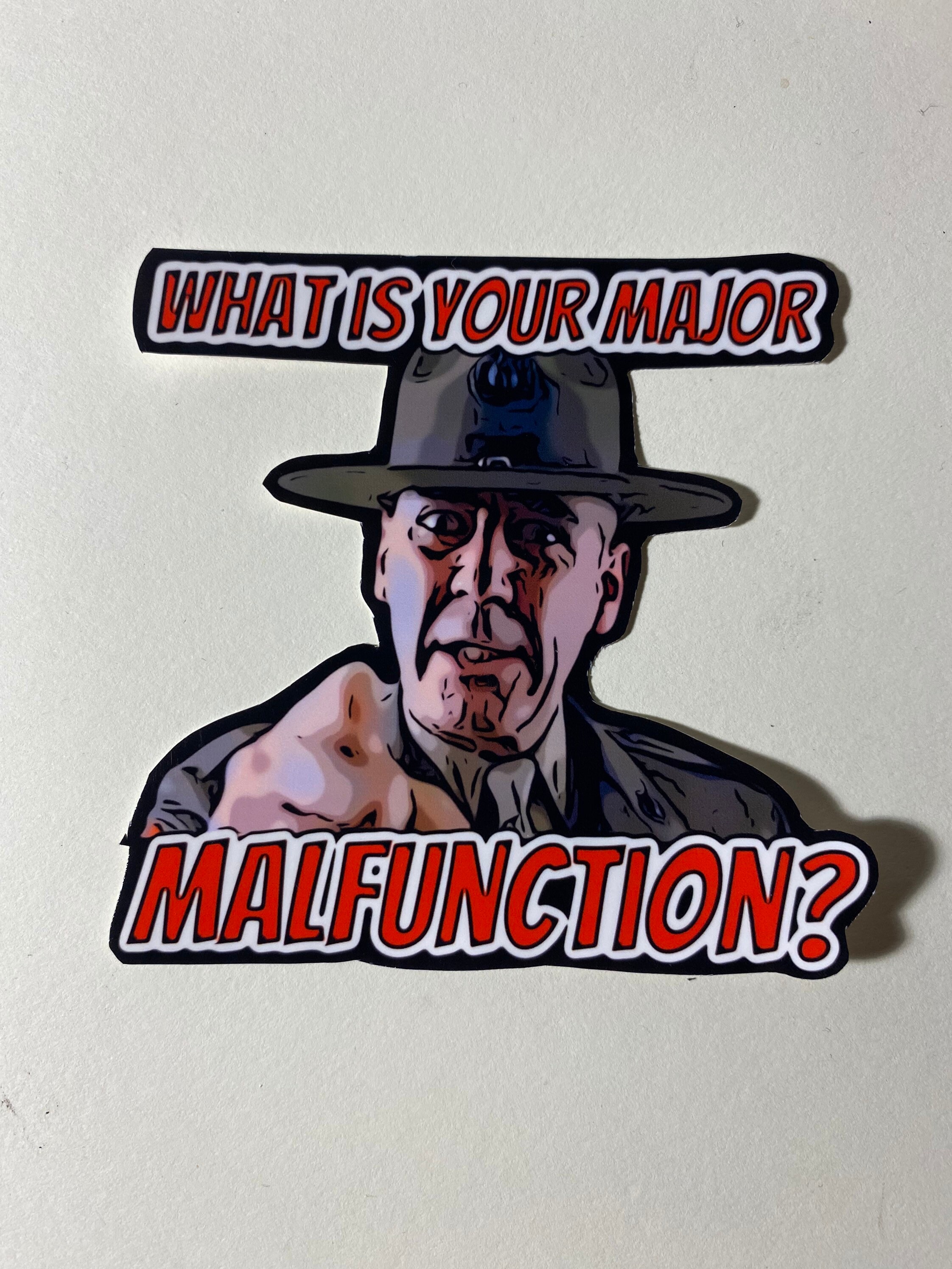 Full Metal Jacket What Is Your Major Malfunction Vinyl Etsy