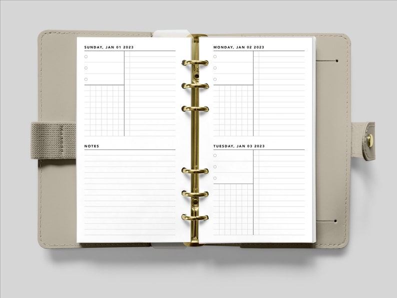 PRINTED 2023 Daily Planner No. 7 Planner Diary Refill A5 Etsy UK