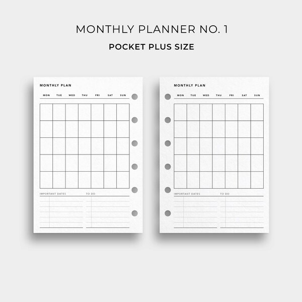 Plus Size Calendar Etsy