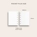 Weekly Planner No. 4, Pocket Plus Size Printable Week on Two Pages ...