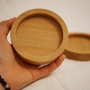2 sottobicchieri in legno