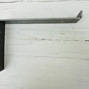 Decorative shelf support L-SHAPE UTILITY Medium Duty Angle Steel LIPPED design Bracket, Industrial style, suitable for scaffold board