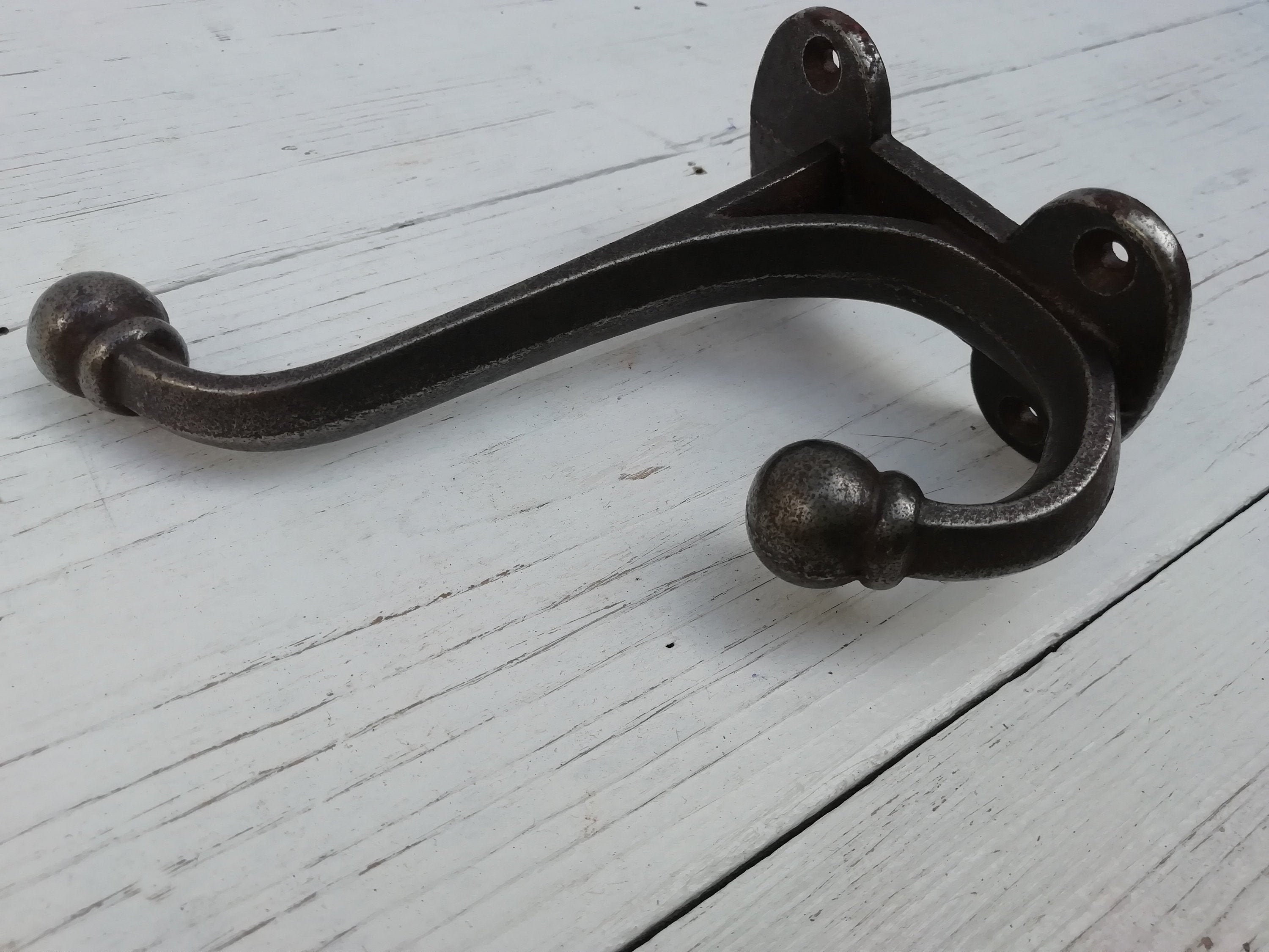 Simple Hall Stand Hat & Coat Hook Cast heavy Retro Antique Finish