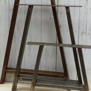 2 x Industrial Metal Table Legs - A Frame Style - Set of 2