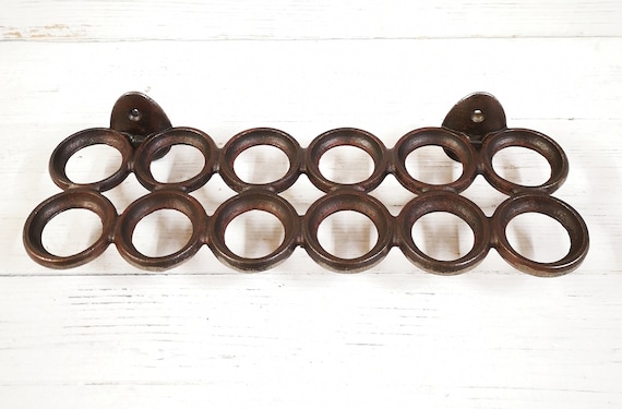 Portauova In Stile Rustico, Può Contenere 12 Uova, Portauova A Portauova A Due Livelli Espositore Decorativo Per Uova Nero 98861253 - 4