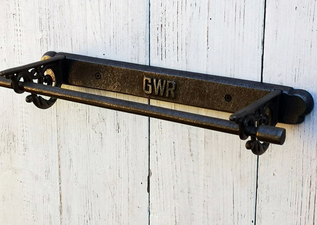 Wall Mounted Cast Antique Iron Kitchen Roll Holder GWR Great - Etsy