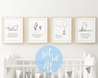 pooh bear nursery decor