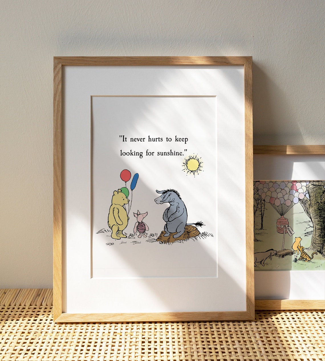 It Never Hurts to Keep Looking for Sunshine...eeyore Quote - Etsy