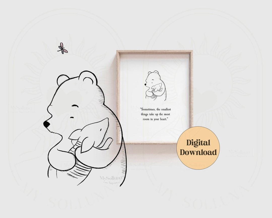 Winnie Pooh Manchmal Nehmen Die Kleinsten Dinge Manchmal die kleinsten Dinge...Winnie the Pooh Zitat INSTANT - Etsy.de