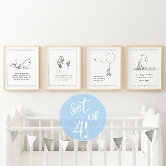 pooh bear nursery set