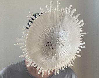 Gold Sun Mask Prop Cosplay Costume