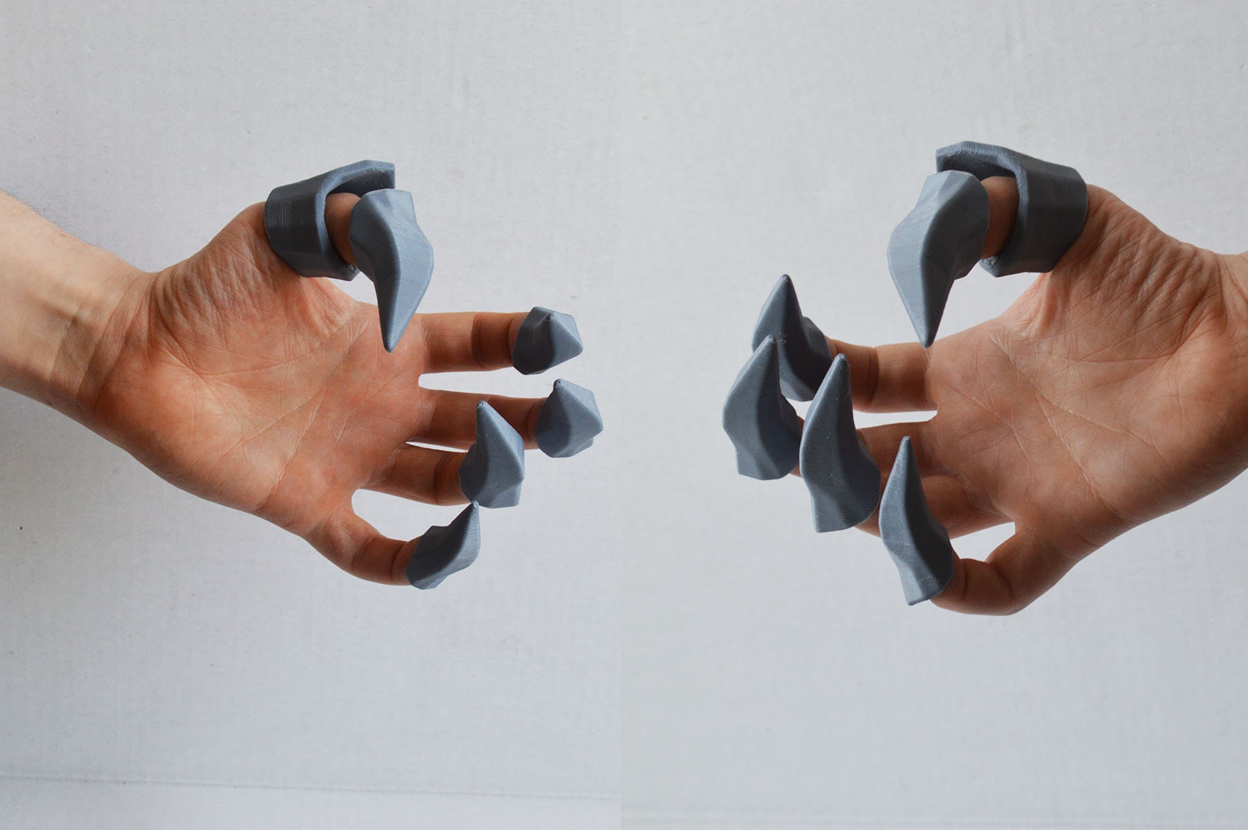 3d Halloween Articulated Finger Claw Cosplay Decoration Party Props