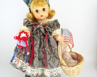 Madame Alexander Arriving in America Doll – Vintage Patriotic Americana Collector Doll (No. 326)