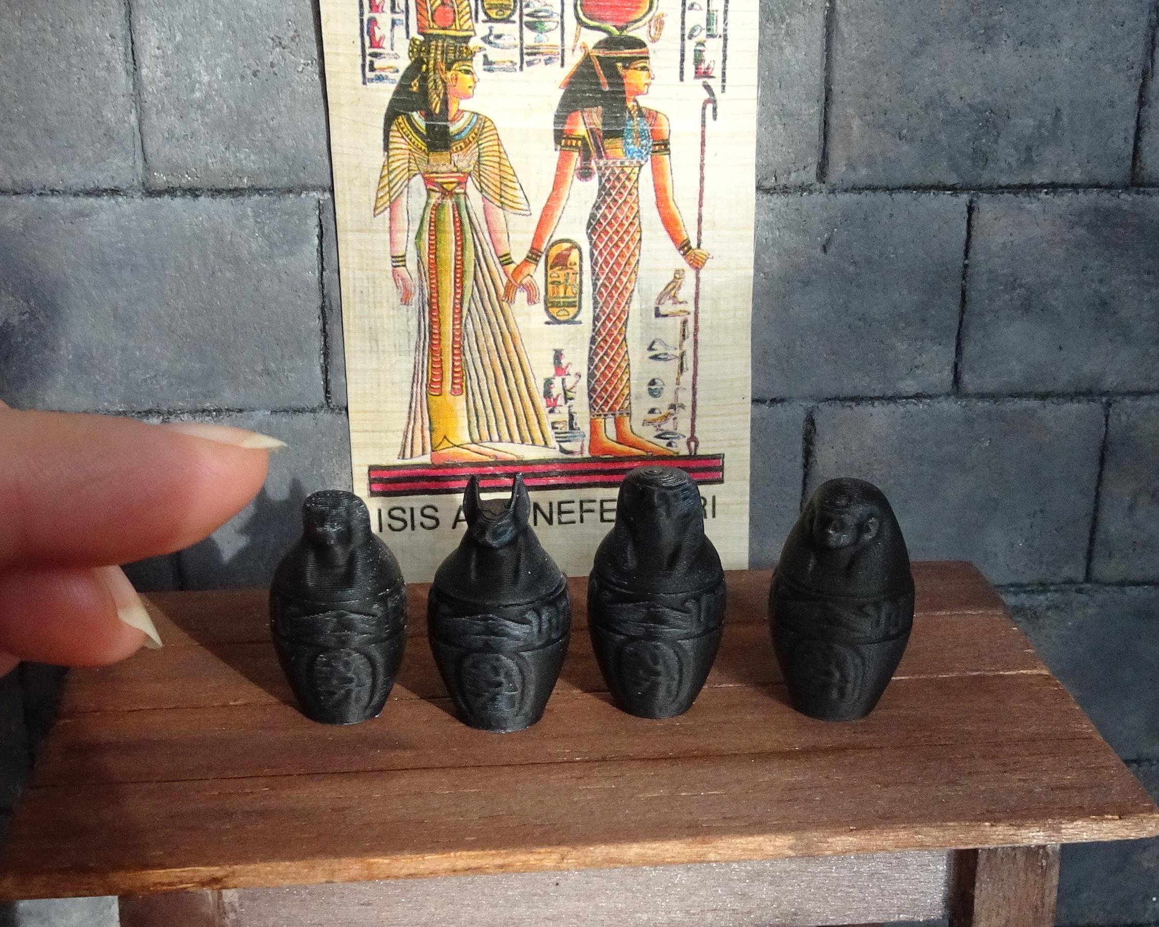 仏領アファール・イサ 1975 ４種セット Four Sons of Horus - Etsy