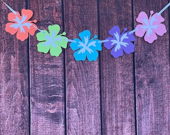 SHIPS FAST, Luau Party Decorations, Hawaiian Party, Luau Decorations, Luau Bunco, Luau Birthday Banner, Hawaiian Flowers, Hawaiian Decor