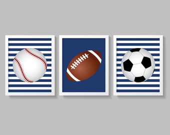 sports wall decor for nursery