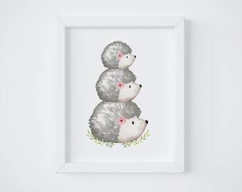hedgehog nursery decor
