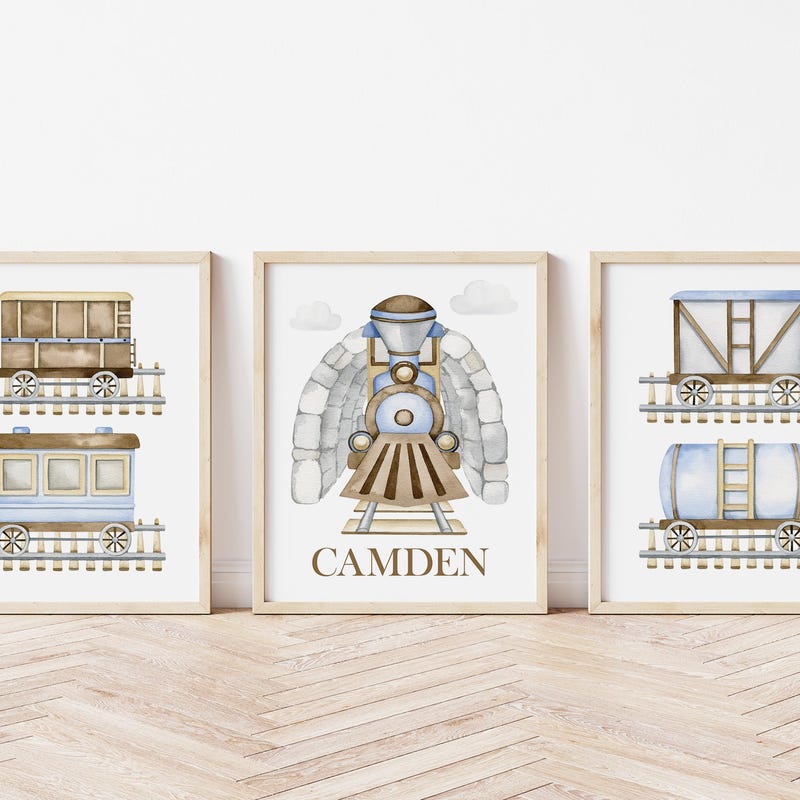 Train Nursery - Etsy