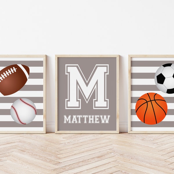 Football Nursery Art Etsy