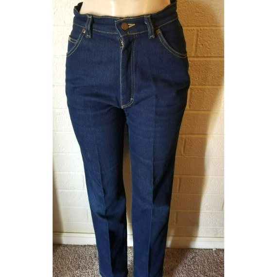 Dark Blue Vintage Lee Jeans - image 2