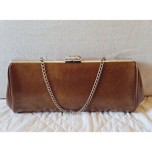 Brown Vintage Clutch Purse