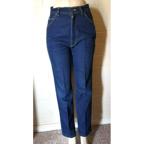 Dark Blue Vintage Lee Jeans - image 1