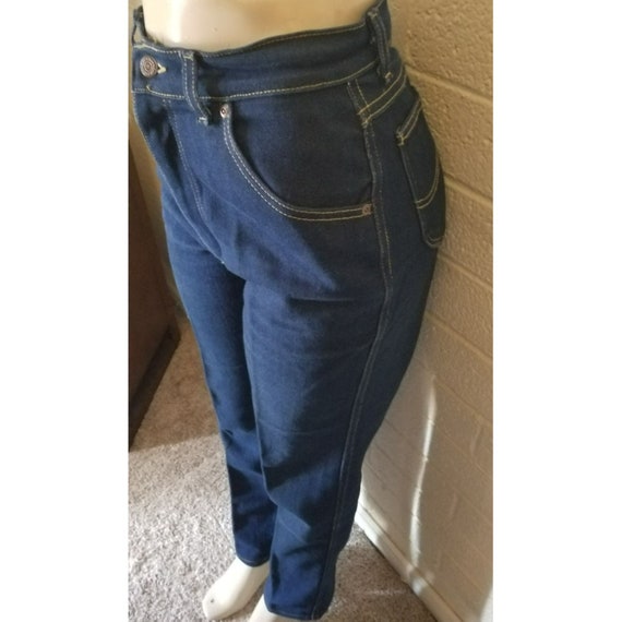 Dark Blue Vintage Lee Jeans - image 3