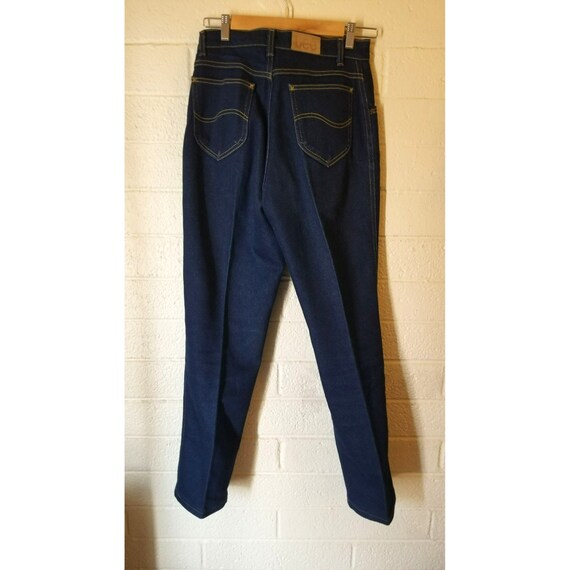 Dark Blue Vintage Lee Jeans - image 7